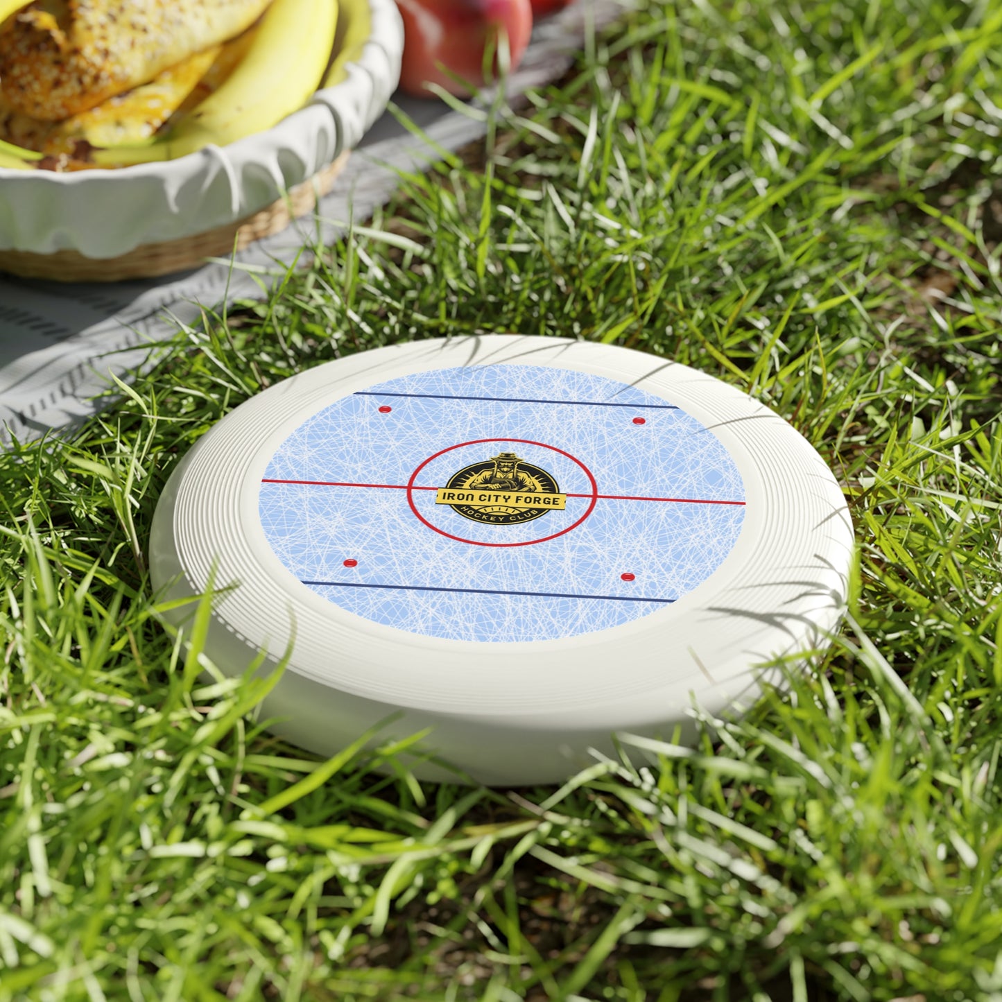 Hockey Rink Wham‑O Frisbee – Ice Hockey Field Disc for Players & Fans