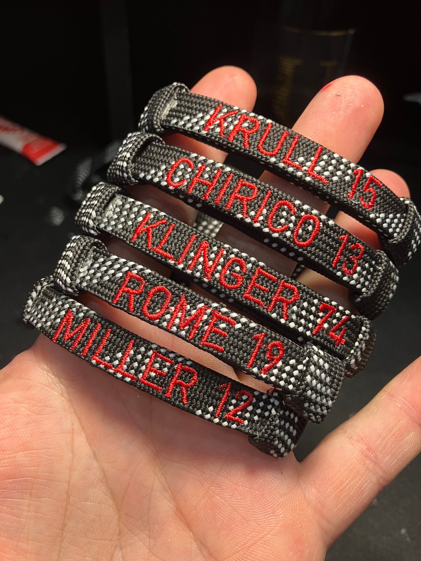 Custom Player/Team Wristbands