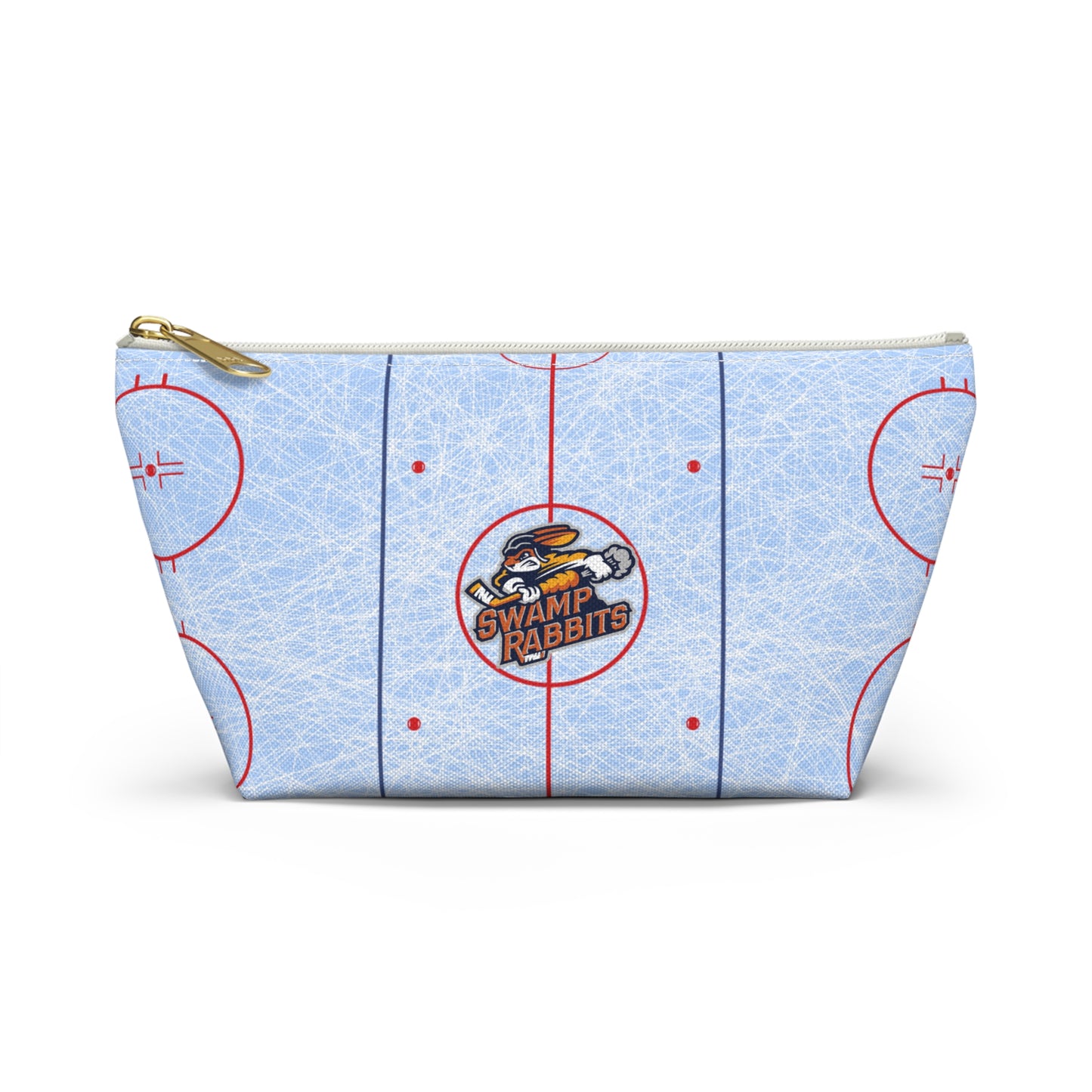 Hockey Rink Accessory Pouch — T‑Bottom Cosmetic & Gear Bag