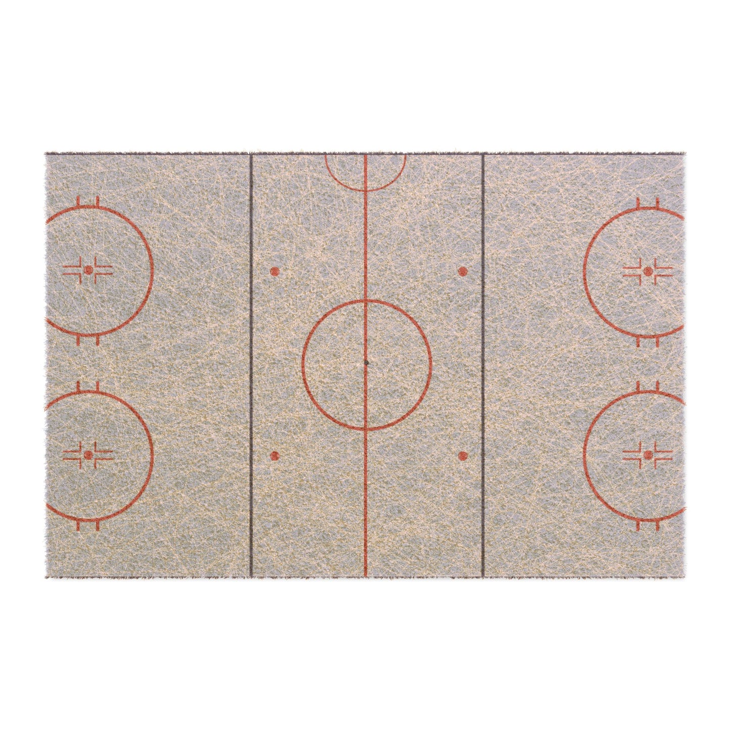Hockey Rink Doormat – Ice Hockey Entrance Mat for Fans & Mudroom