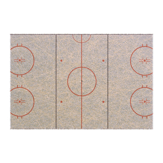 Hockey Rink Doormat – Ice Hockey Entrance Mat for Fans & Mudroom