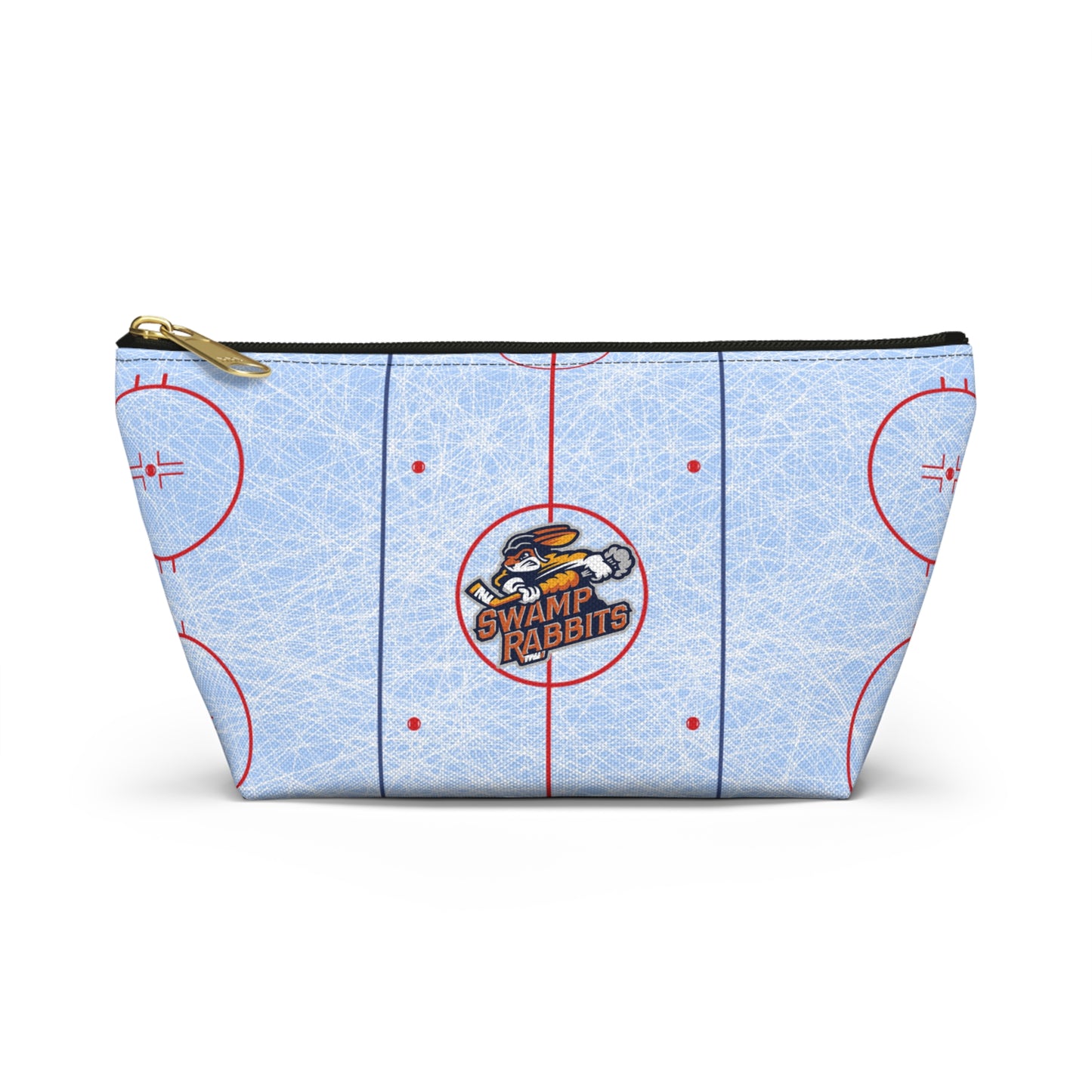 Hockey Rink Accessory Pouch — T‑Bottom Cosmetic & Gear Bag