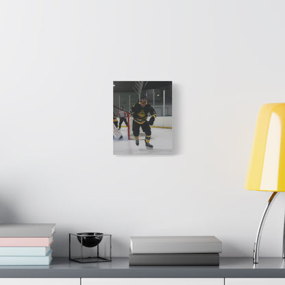 Hockey Player Matte Canvas Print | 8X10 - 9X12 | Custom Canvas Hockey Photo