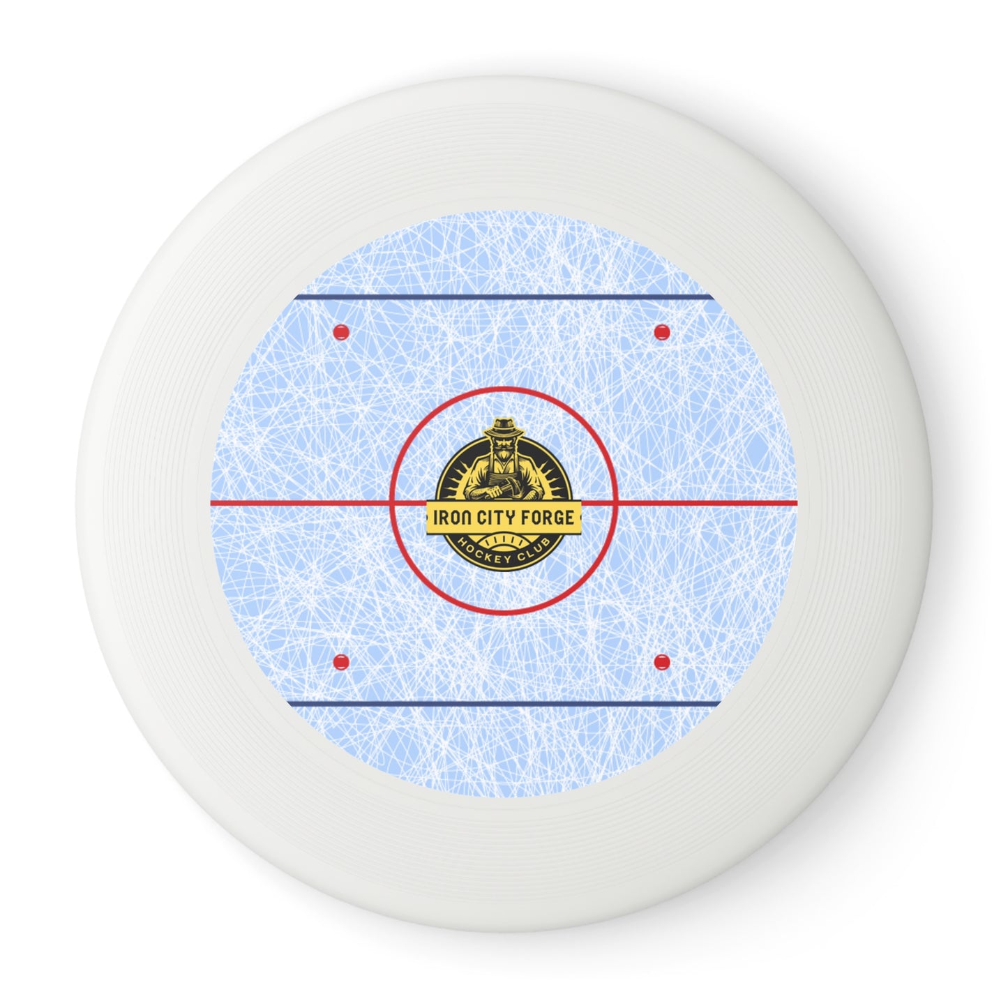 Hockey Rink Wham‑O Frisbee – Ice Hockey Field Disc for Players & Fans