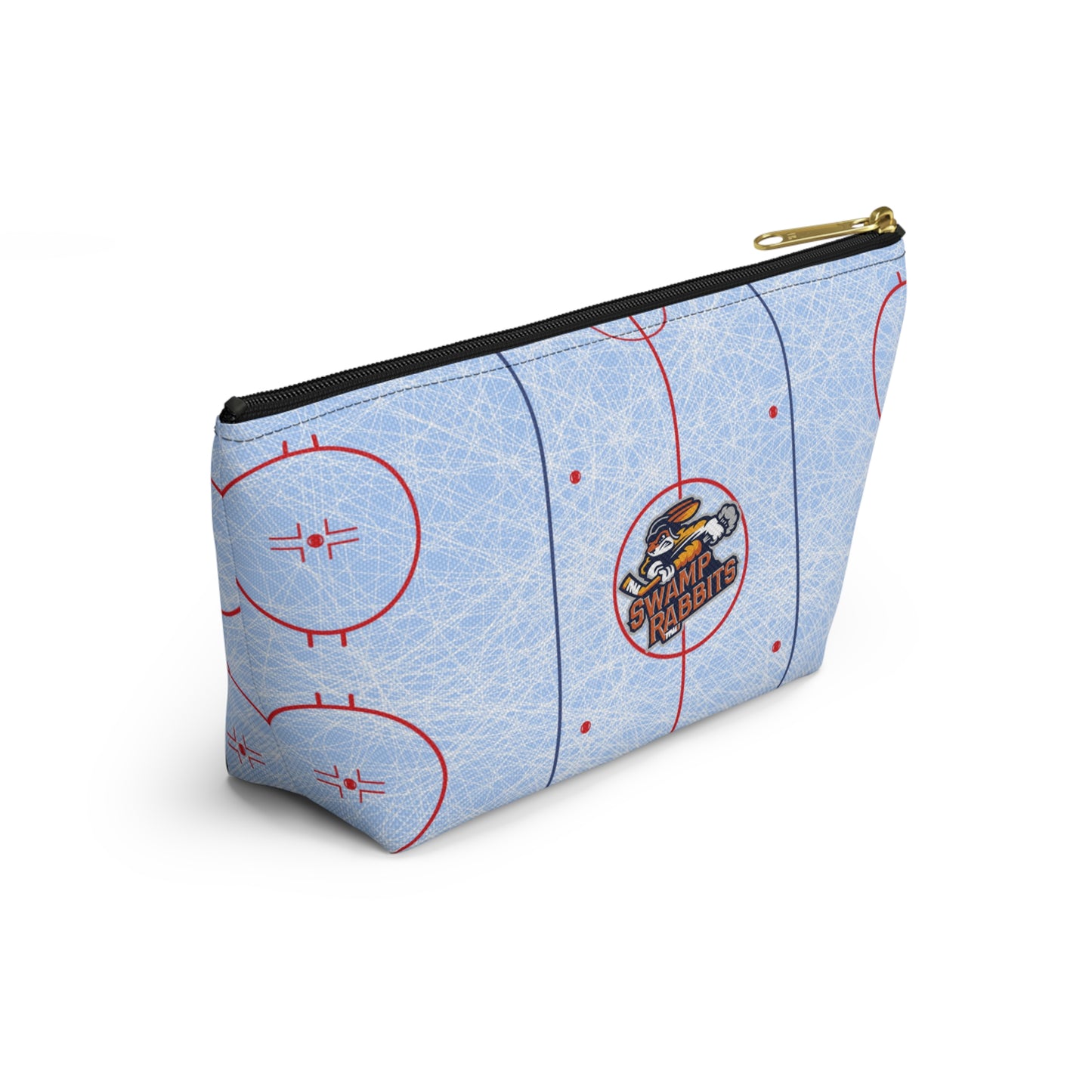 Hockey Rink Accessory Pouch — T‑Bottom Cosmetic & Gear Bag