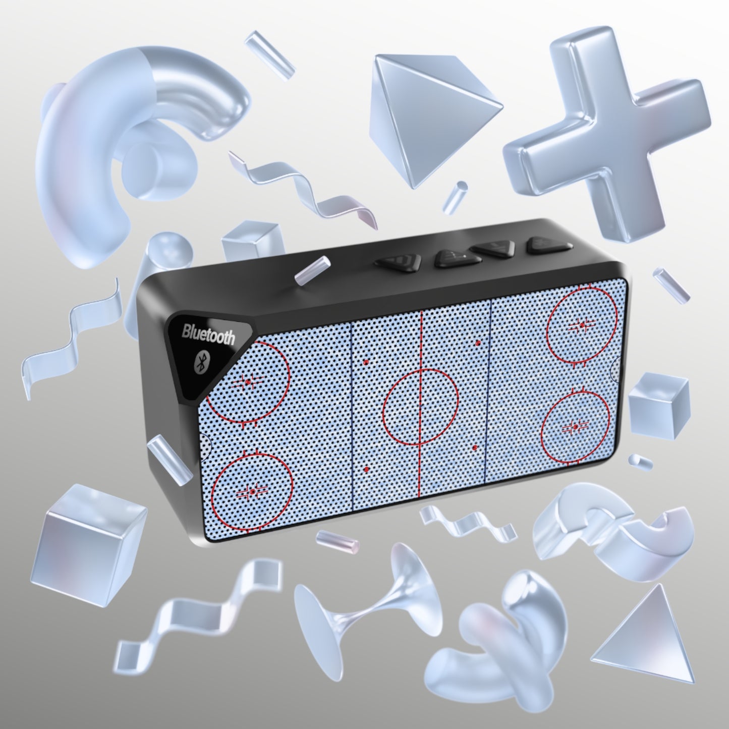 Hockey Rink Bluetooth Speaker — Portable Ice Hockey Sound System