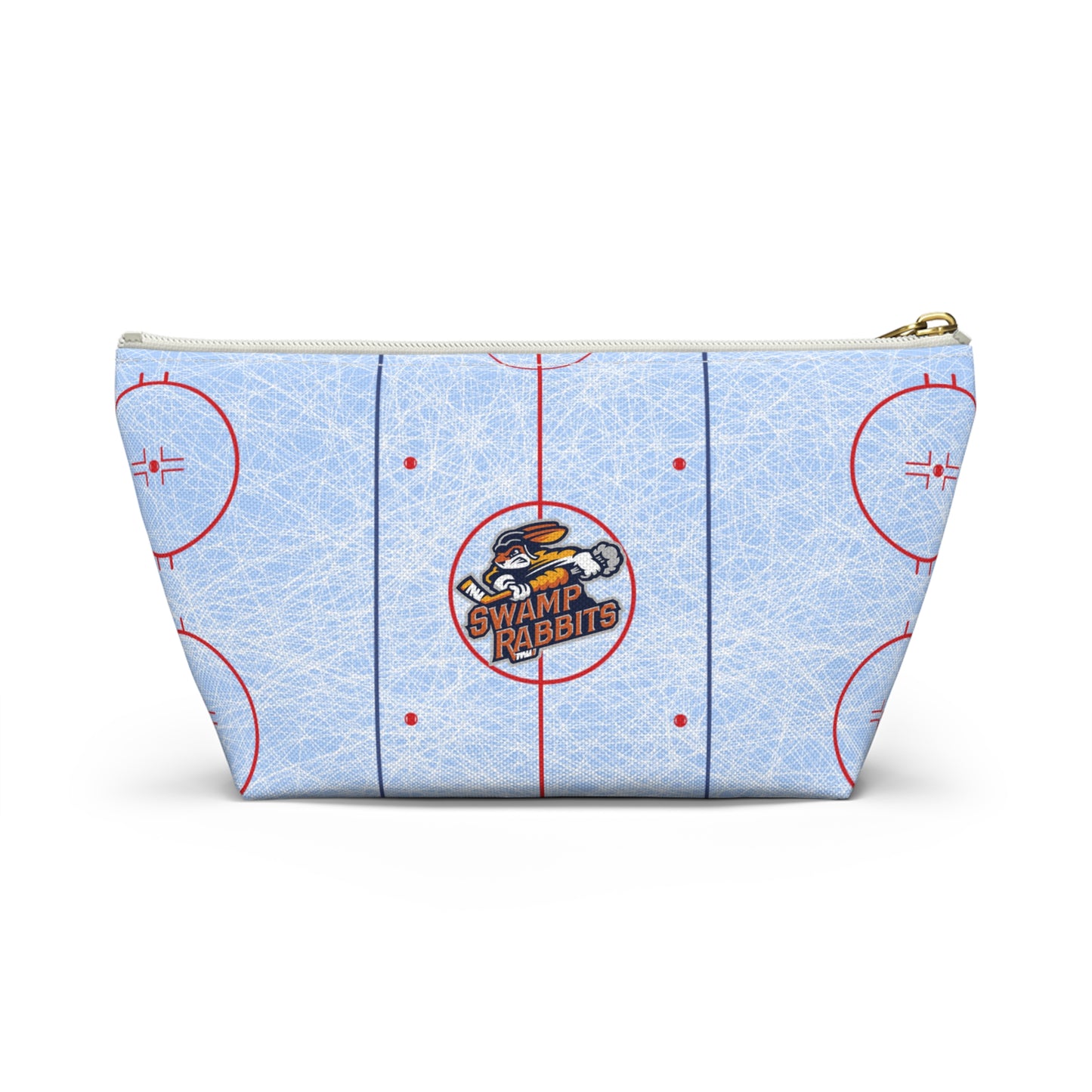 Hockey Rink Accessory Pouch — T‑Bottom Cosmetic & Gear Bag