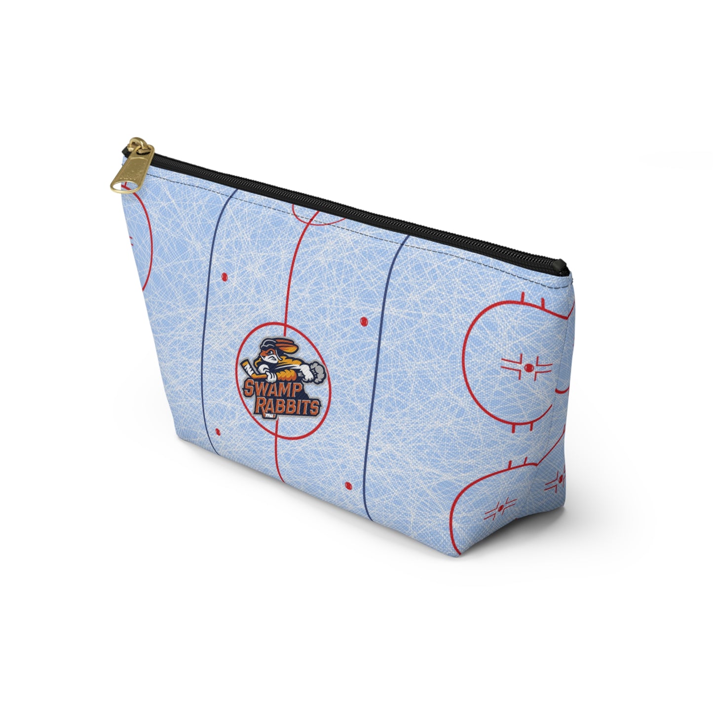 Hockey Rink Accessory Pouch — T‑Bottom Cosmetic & Gear Bag