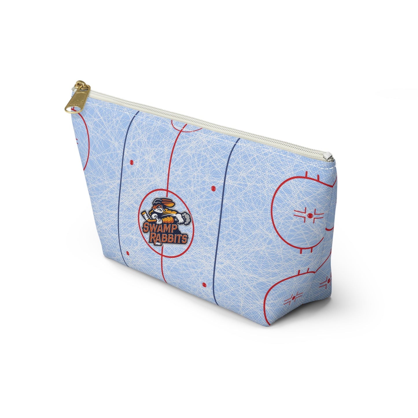Hockey Rink Accessory Pouch — T‑Bottom Cosmetic & Gear Bag