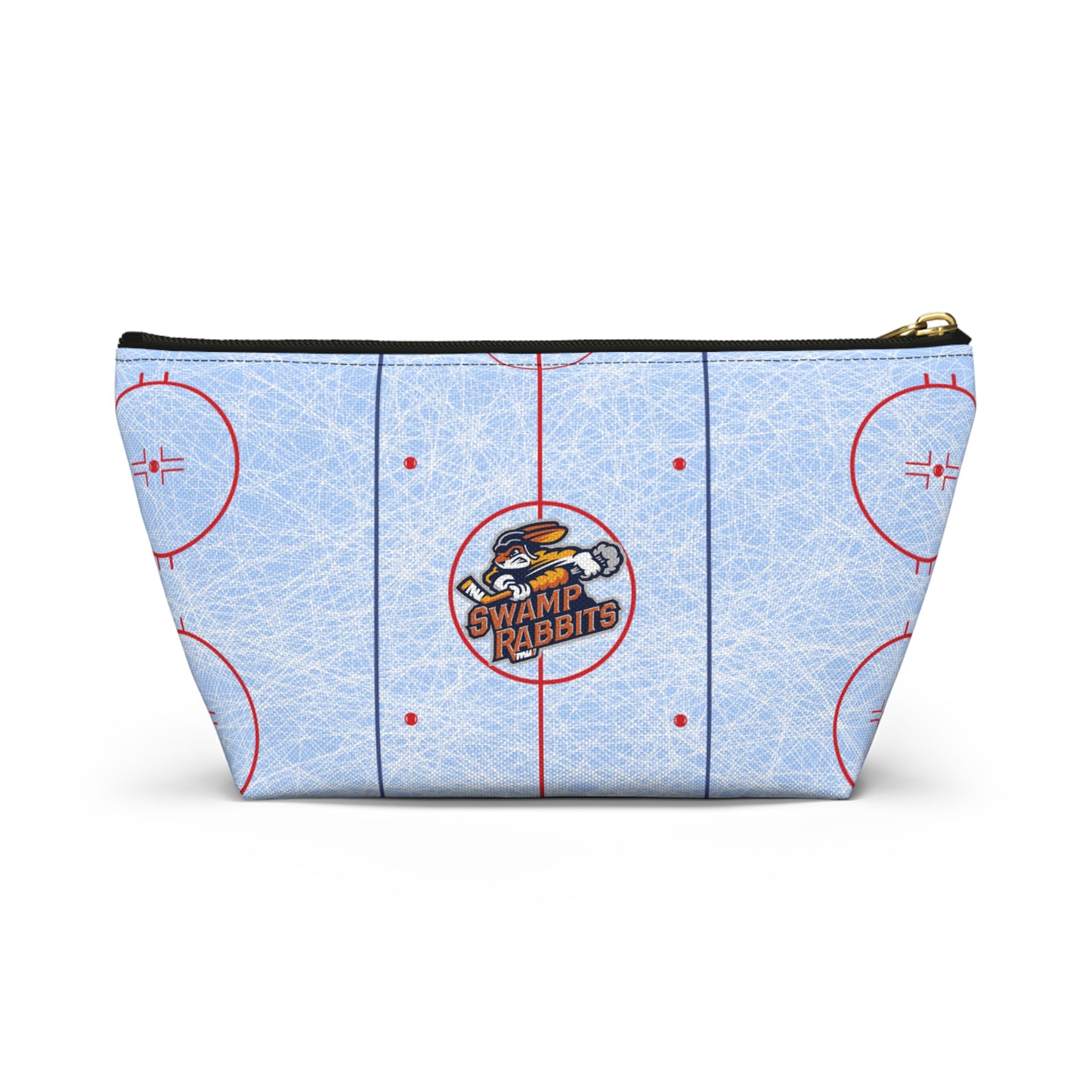 Hockey Rink Accessory Pouch — T‑Bottom Cosmetic & Gear Bag
