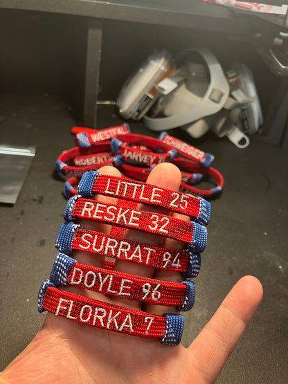 Custom Player/Team Wristbands
